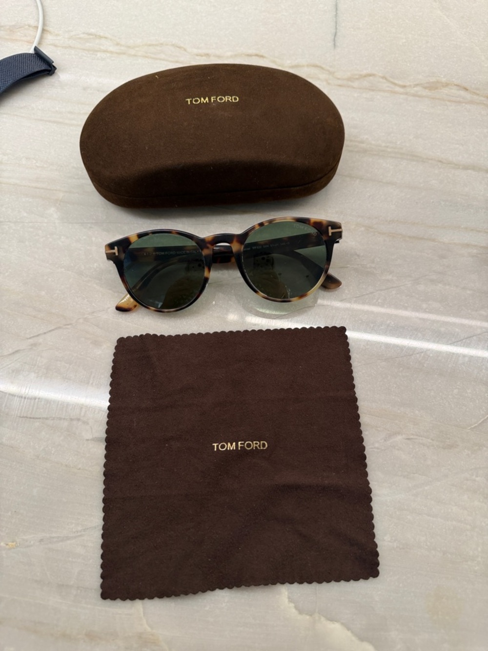 TOM FORD Tortoiseshell Men's Sunglasses